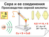 Кодотранспаранты Сера и ее соединения. Производство серной кислоты  (19 шт)