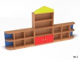 Стеллаж игровой Башня вариант 2