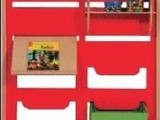 Панель настенная для ящиков и полочек (цвет дерево)