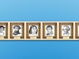 Стенд-лента "Выдающиеся путешественники и ученые-географы"