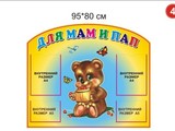Стенд Для мам и пап 95х80 см