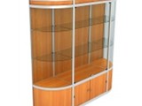 Стеклянная витрина для кубков и наград (200х200х50 см)