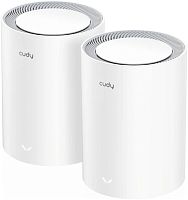 Бесшовный Mesh роутер Cudy M3600 (M3600(2-PACK)) BE3600 10/100/1000BASE-T белый (упак.:2шт)