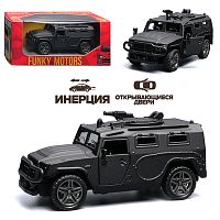 Чёрная инерционная машинка вид D die-cast , 1:32