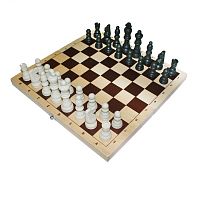 Шахматы лакированные с доской 290х290х40мм