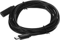 Кабель-удлинитель Buro USB Type-C (m) USB Type-C (f) 2м (BU-EXT-TYPEC-2M) черный