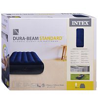 Матрас надувной Classic Downy Fiber-Tech, 76 x 191 x 25 см, 64756 INTEX не товарный вид,нарушена упа