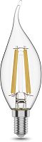 Лампа филам. Gauss Filament 11Вт цок.:E14 свеча 220B св.свеч.бел.нейт. CF35 (упак.:1шт) (104801211)