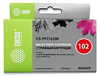 Картридж струйный Cactus CS-PFI102M