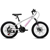 Велосипед 20" Rocket MP-200, цвет белый/розовый, размер 11"