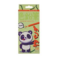 Карандаши цветные пластиковые 4,0 мм "Kawaii animals" 12 цветов, 4 вида
