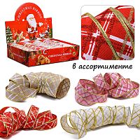 Лента декоративная (3,8х270 см) в ассортименте