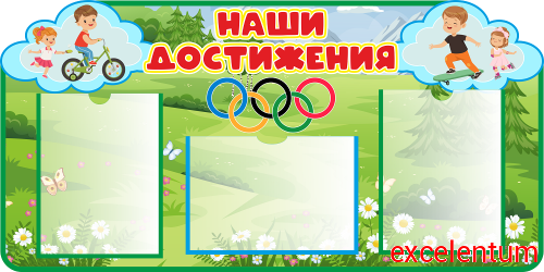 Стенд НАШИ ДОСТИЖЕНИЯ, 1*0,5м