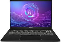 Ноутбук MSI Summit Pro 16 AI A2HVETG-084RU Core Ultra 9 285H 32Gb SSD1Tb NVIDIA GeForce RTX4050 6Gb 16" IPS Touch QHD+ (2560x1600) Windows 11 Pro black WiFi BT Cam (9S7-159631-084)