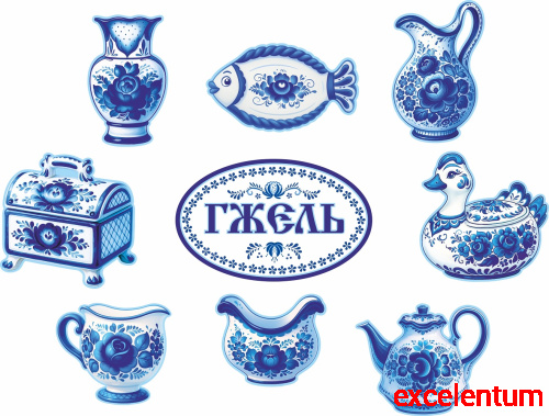 Интерьерная наклейка ГЖЕЛЬСКАЯ РОСПИСЬ, 1,25*0,95м Интерьерная наклейка ГЖЕЛЬСКАЯ РОСПИСЬ, 1,25*0,95м