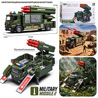 Машина -Трек "Военная доставка" (свет, звук) в коробке