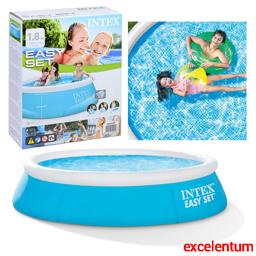 Бассейн надувной Easy Set, 183 х 51 см, от 3 лет, 28101NP INTEX не товарный вид.нарушена упаковка
