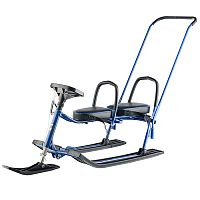 Игрушка Снегокат детский 505 "TWINS BABY PUSH" для двоих (Синий)