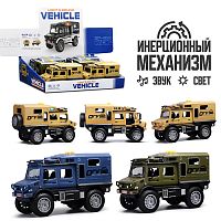 Машина "Военная машина" на батарейках, в коробке