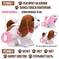 Собака "Лорд" (записывает, поёт, двигается) в пакете