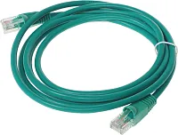 Патч-корд cat.5E molded 2м зеленый RJ-45 (m)-RJ-45 (m) (упак.:1шт)