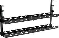Кабель-канал Cactus CS-CM-700-2BK для столов 72.8x13.5x34.2см черный