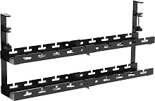 Кабель-канал Cactus CS-CM-700-2BK для столов 72.8x13.5x34.2см черный