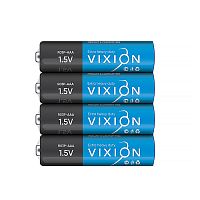 Батарейка солевая Vixion R03P - AAA (плёнка 4шт) в коробке 24 блистера