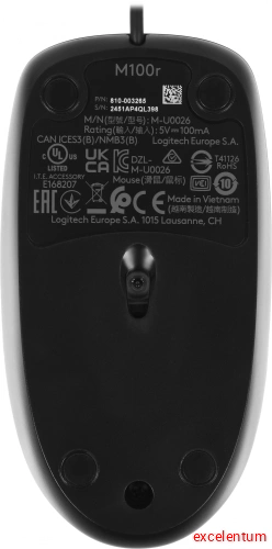 Мышь Logitech M100r фото 2 Мышь Logitech M100r фото 2