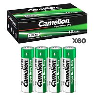 Батарейки солевые Camelion Super Heavy Duty R6P-SP4G R6 SR4 (60шт)