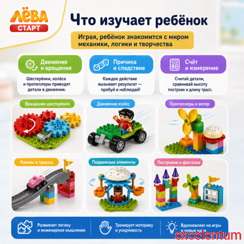Конструктор Лёва. Планета Стим 45024 старт фото 7 Конструктор Лёва. Планета Стим 45024 старт фото 7