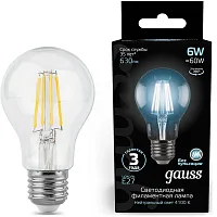 Лампа филам. Gauss Filament  A60