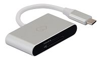 Устройство чтения карт памяти USB Type-C Digma CR-C2501-S