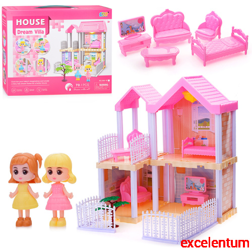 Дом для куклы "Dream house-8" в коробке Дом для куклы "Dream house-8" в коробке