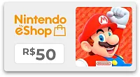 Карта оплаты пополнение игровой валюты Nintendo 50 BRL Brazil