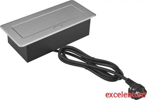 Розетка Cactus CS-SOCKET-EU3-GYBK Розетка Cactus CS-SOCKET-EU3-GYBK