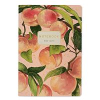 Тетрадь 40л. клетка "Flora. Paradise. Персики" А5
