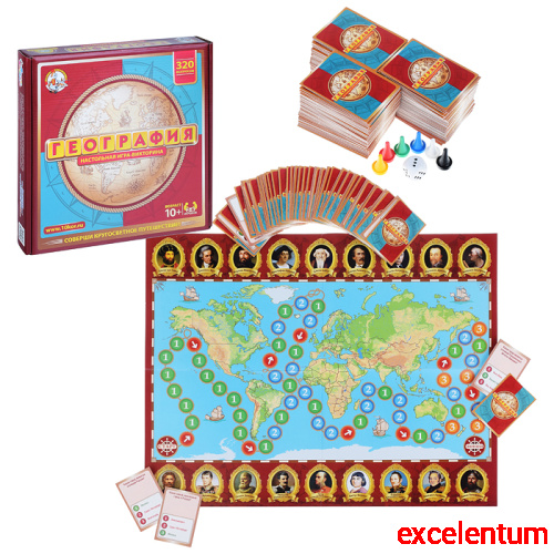 Игра настольная "Викторина География"