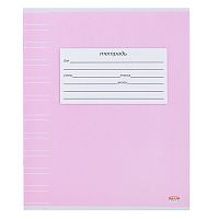 Тетрадь 12л. узкая линия "Классика" цвет. мелов. обл., 5 дизайнов в коробке
