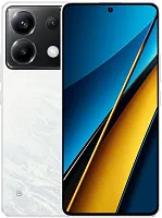 Смартфон Xiaomi Poco X6 5G 256Gb 12Gb белый моноблок 3G 4G 2Sim 6.67" 1220x2712 Android 13 64Mpix 802.11 a/b/g/n/ac NFC GPS GSM900/1800 GSM1900 Protect A-GPS