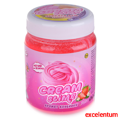 Игрушка Cream-Slime с ароматом клубники, 250 г Игрушка Cream-Slime с ароматом клубники, 250 г