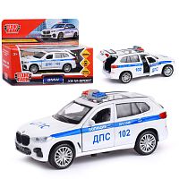 Машина металл BMW X5 M-Sport Полиция 12 см. (откр. двери, баг,) в коробке