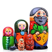 Матрешка Сказка Репка 6 в 1