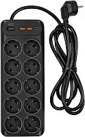Сетевой фильтр Powercom SP-10 USB2A1СB 3,0м