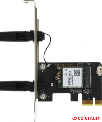 Сетевой адаптер Wi-Fi + Bluetooth Mercusys MA70XE фото 2 Сетевой адаптер Wi-Fi + Bluetooth Mercusys MA70XE фото 2