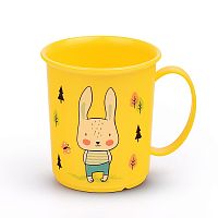 Кружка детская с декором 0,18л (Желтый)