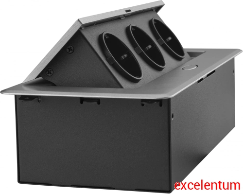 Розетка Cactus CS-SOCKET-EU3-GYBK фото 3 Розетка Cactus CS-SOCKET-EU3-GYBK фото 3