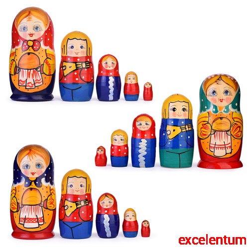 Матрешка Семья 5 в 1 (матушка) Матрешка Семья 5 в 1 (матушка)