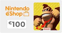 Карта оплаты пополнение игровой валюты Nintendo eShop 100 EUR