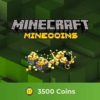 Карта оплаты пополнение игровой валюты Microsoft Minecraft 3500